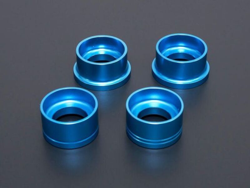 Toyota GR Yaris Suspension Bushings - Rear - Cusco - Rigid Mount Collar Set Billet Alum - Blue - `21-`27